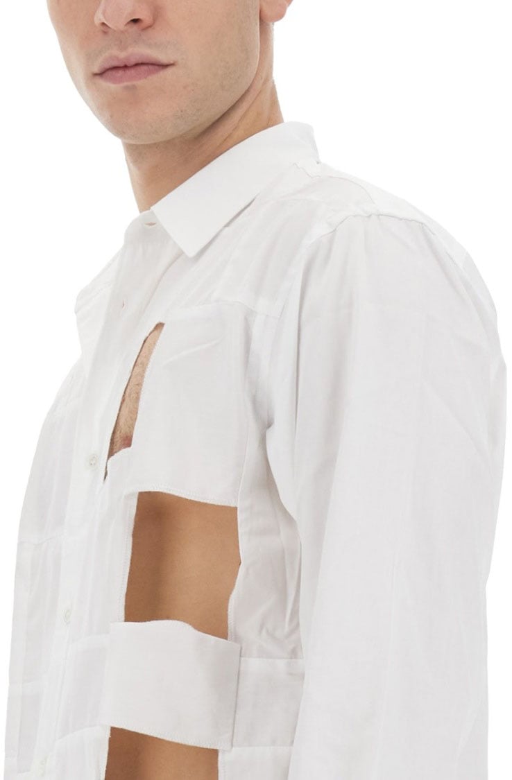 Comme des Garçons Cut Out Shirt Wit