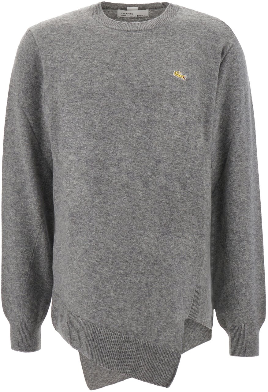 Comme des Garçons Comme des Garcons Melange grey wool sweater Grijs