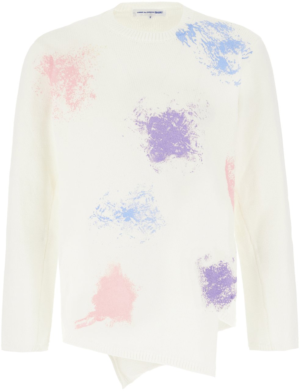 Comme des Garçons Comme des Garcons White polyester sweater Wit