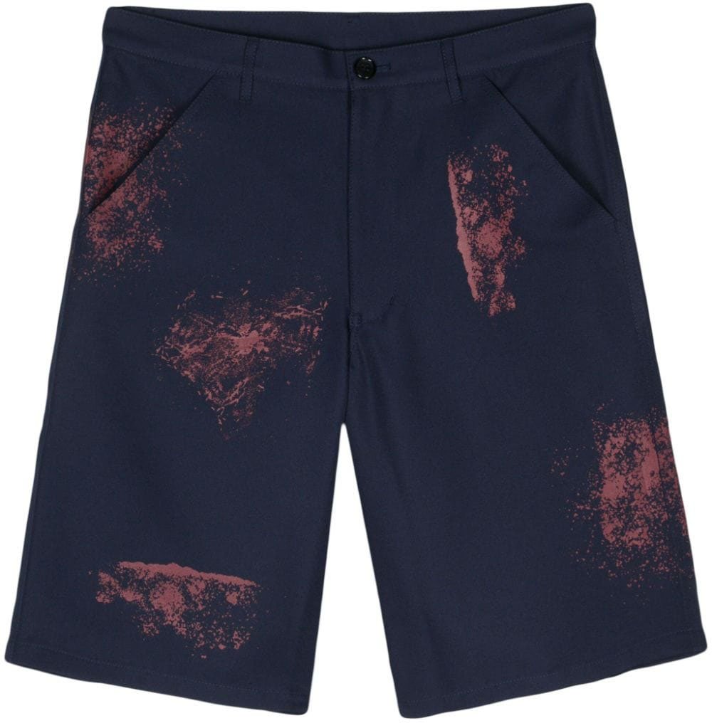 Comme des Garçons Trousers Blue Blauw