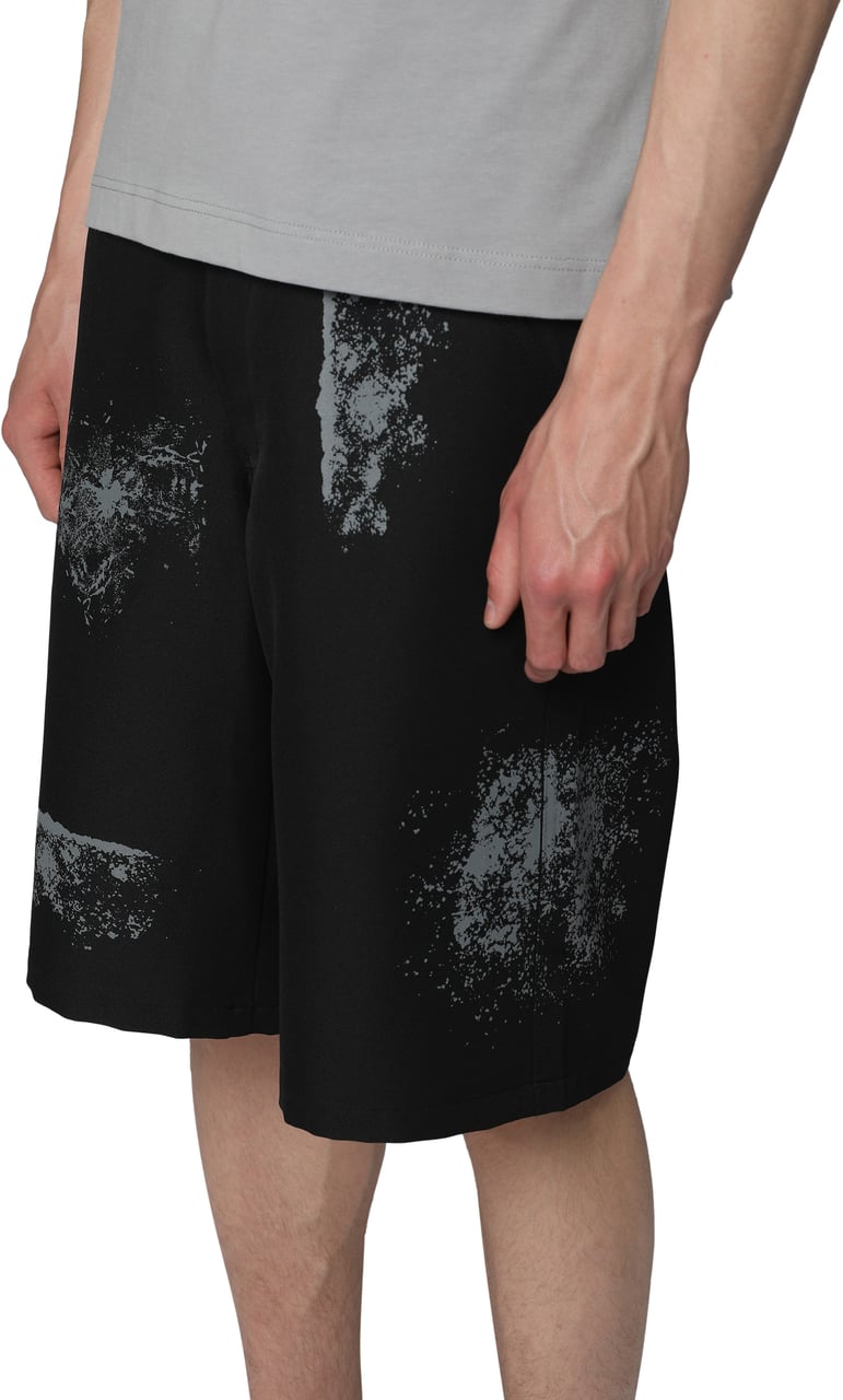 Comme des Garçons Techno fabric bermuda-shorts Zwart