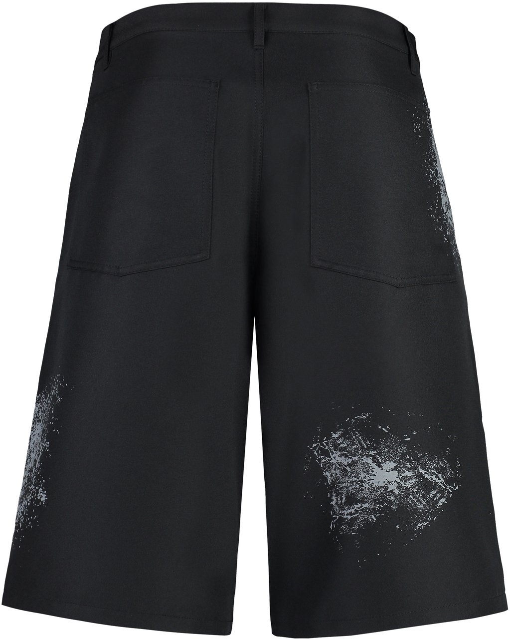 Comme des Garçons Techno fabric bermuda-shorts Zwart