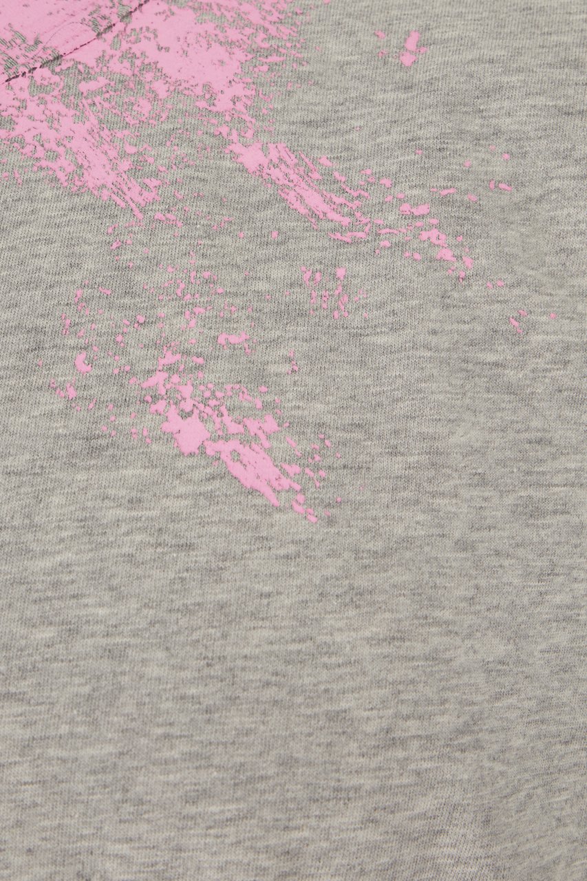 Comme des Garçons Comme des Garcons Melange grey cotton oversize t-shirt Grijs