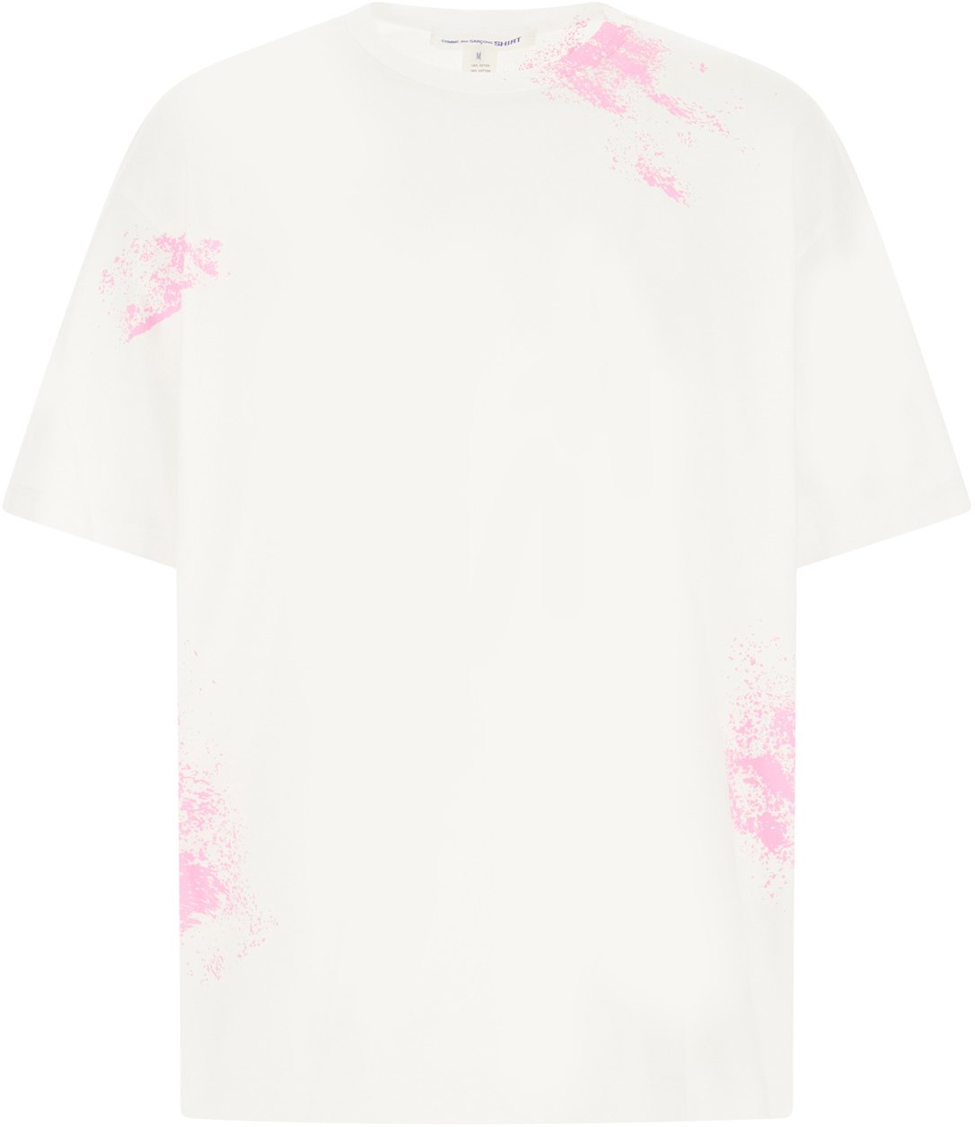Comme des Garçons Comme des Garcons White cotton oversize t-shirt Wit