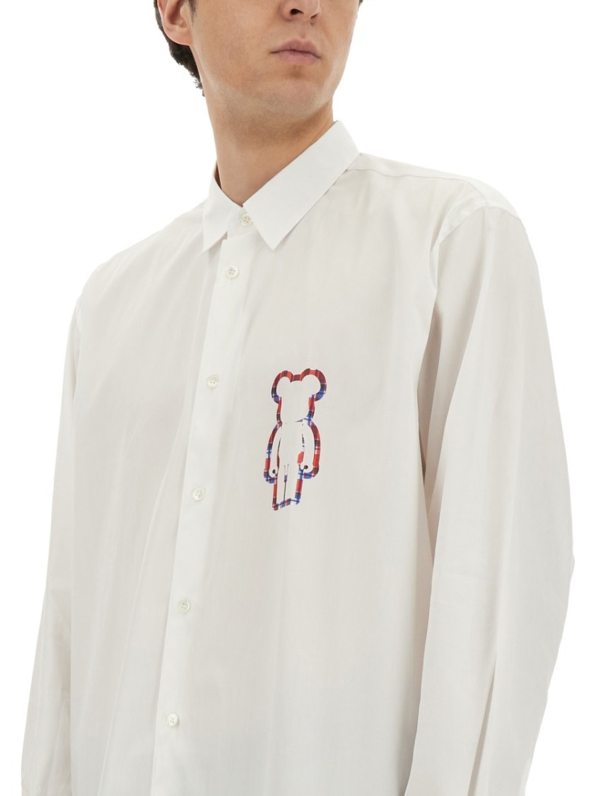 Comme des Garçons White Poplin Shirt Wit