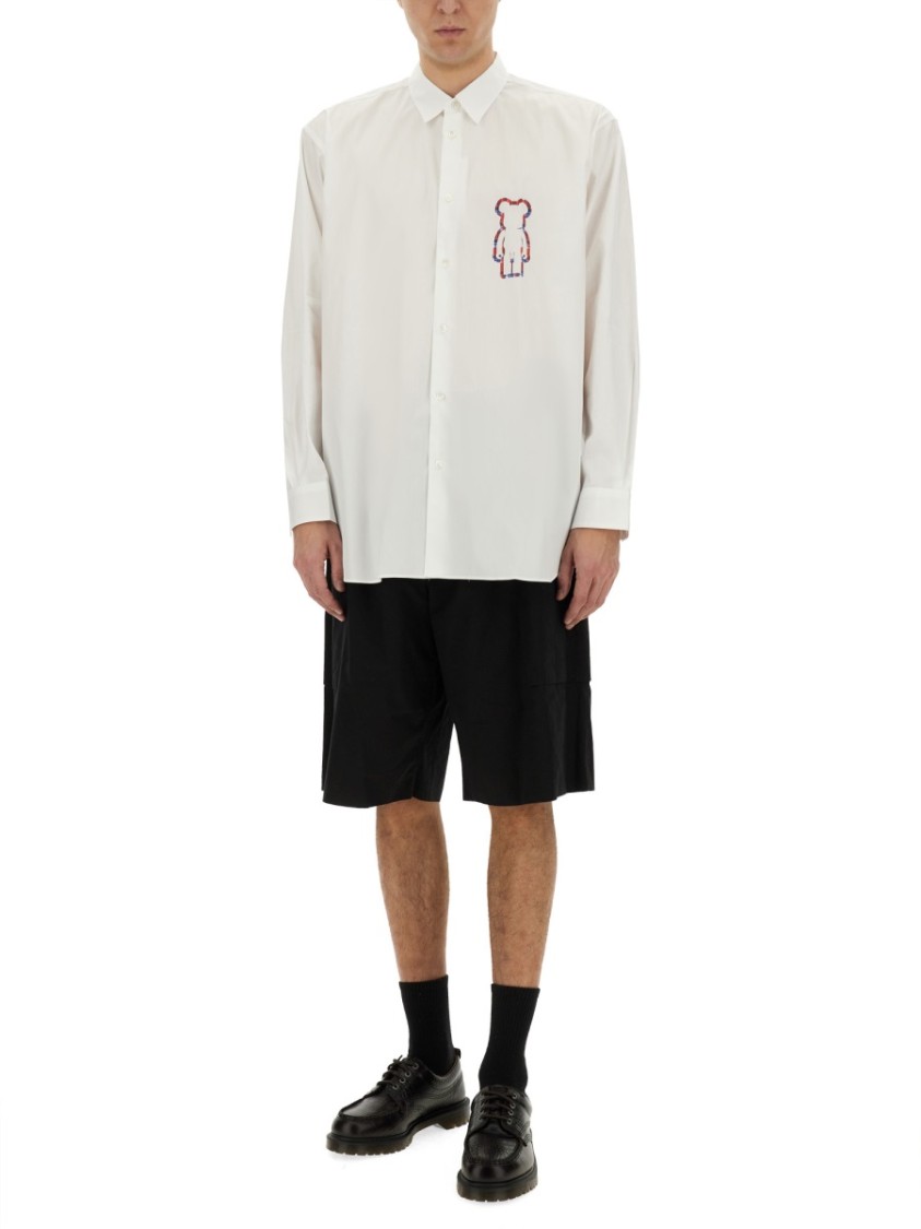 Comme des Garçons White Poplin Shirt Wit