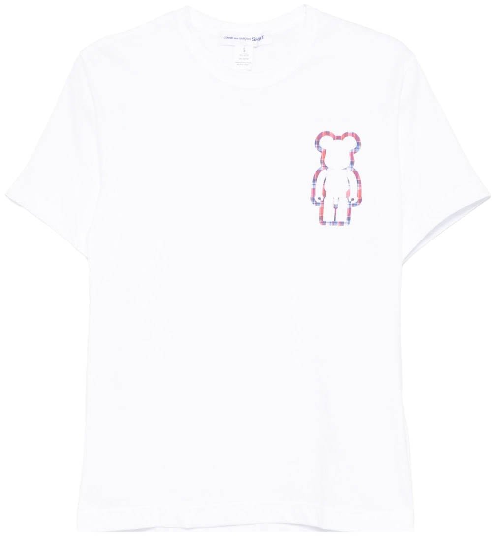 Comme des Garçons Comme Des Garçons Shirt X Bearbrick T-shirt Wit