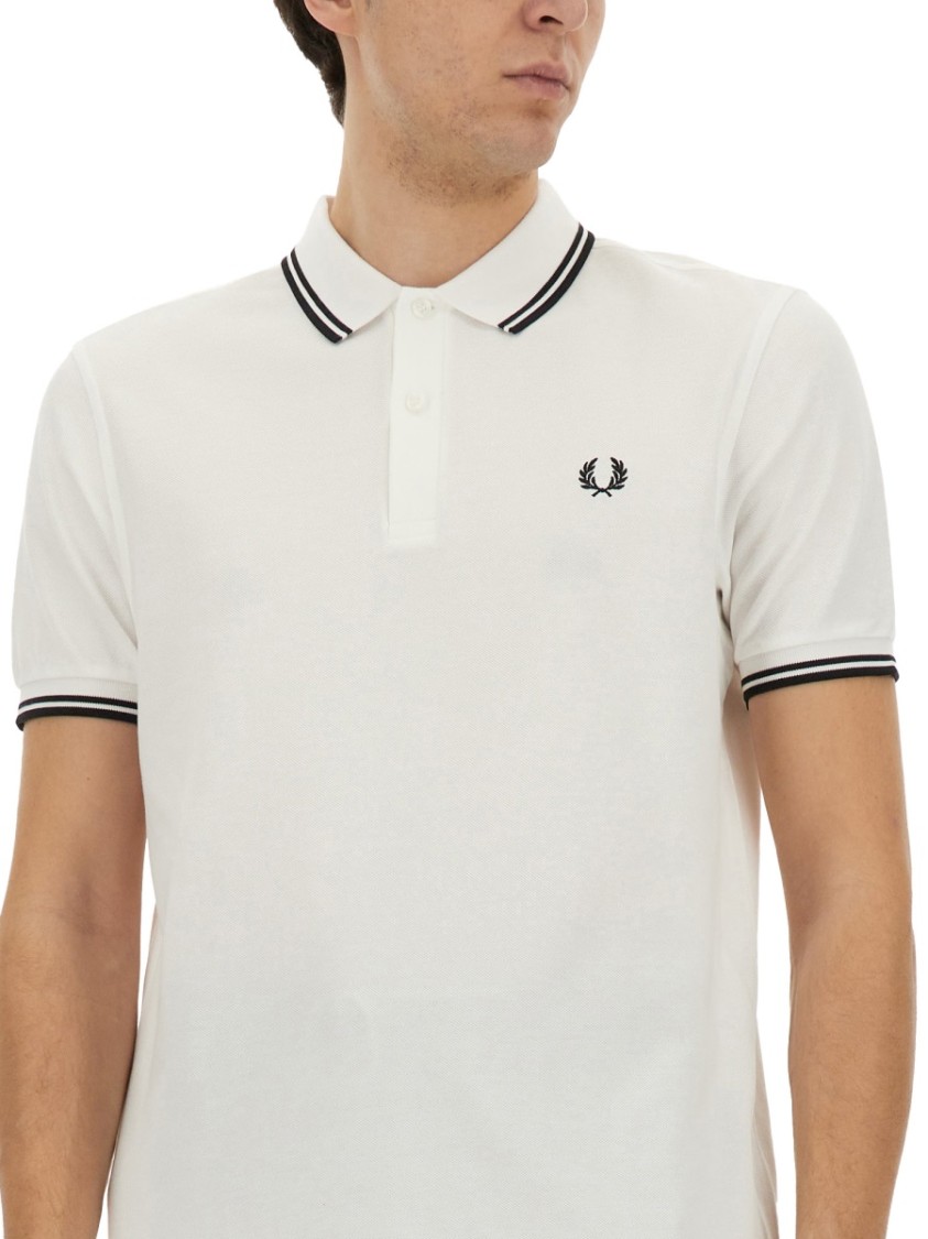 Comme des Garçons "Strong Will" Polo Shirt Wit