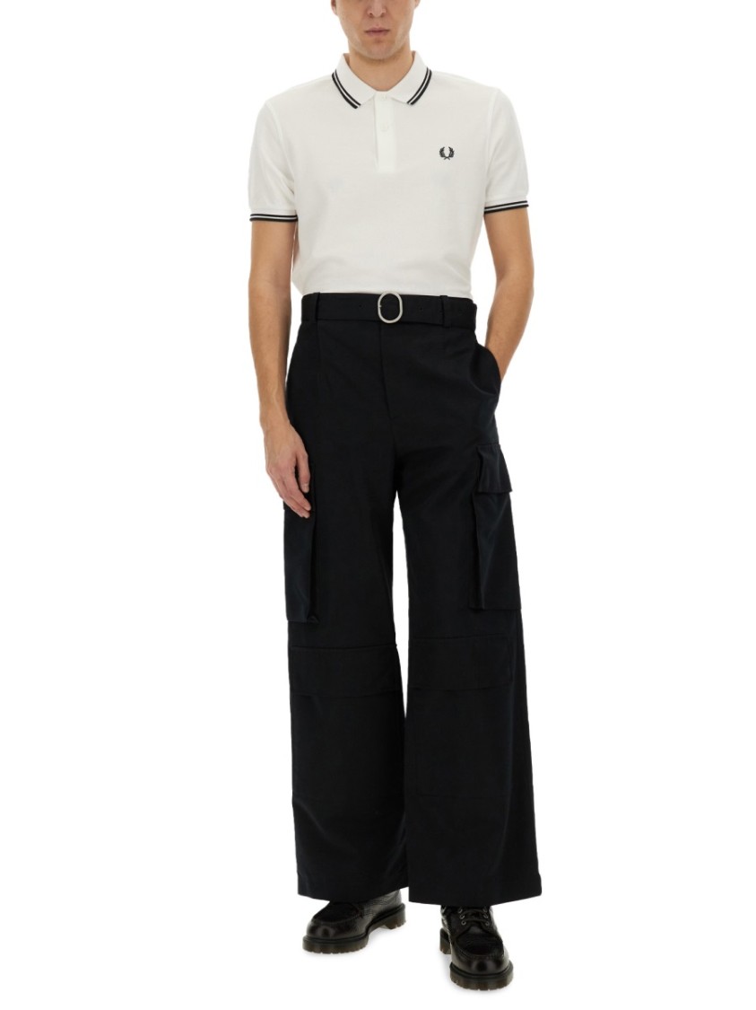 Comme des Garçons "Strong Will" Polo Shirt Wit