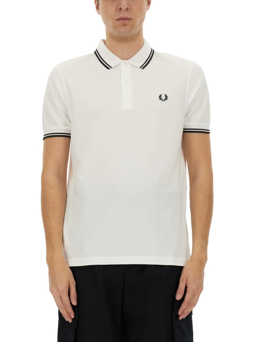 Comme des Garçons "Strong Will" Polo Shirt Wit