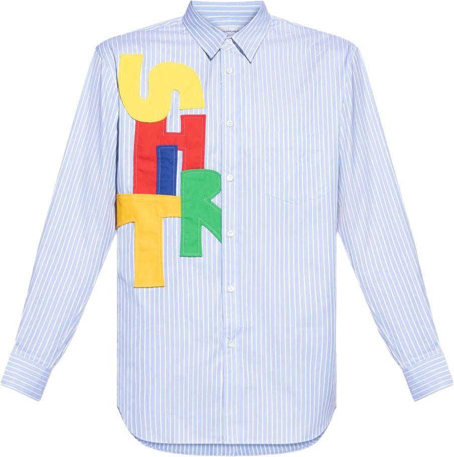 Comme des Garçons Shirts Blue Blauw