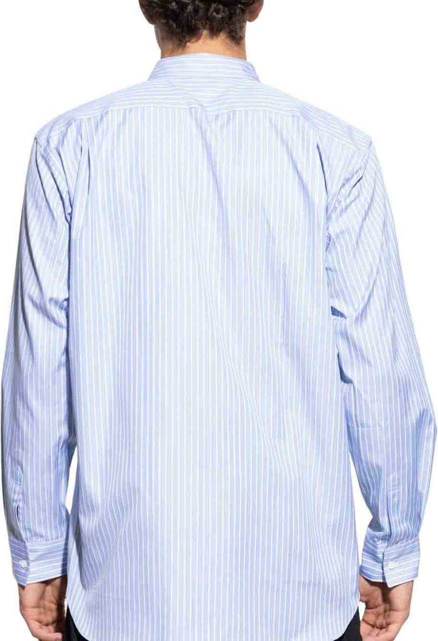Comme des Garçons Shirts Blue Lichtblauw