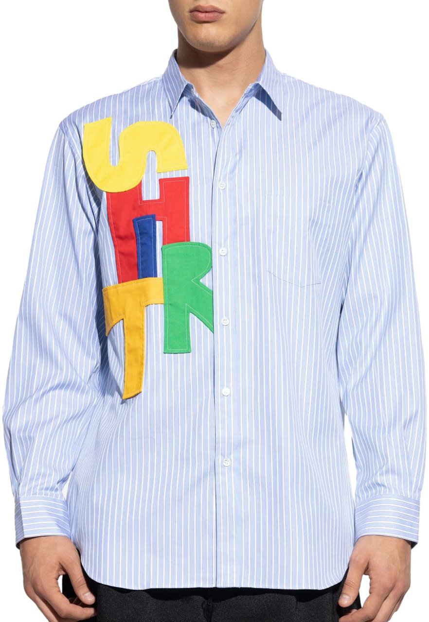 Comme des Garçons Shirts Blue Blauw