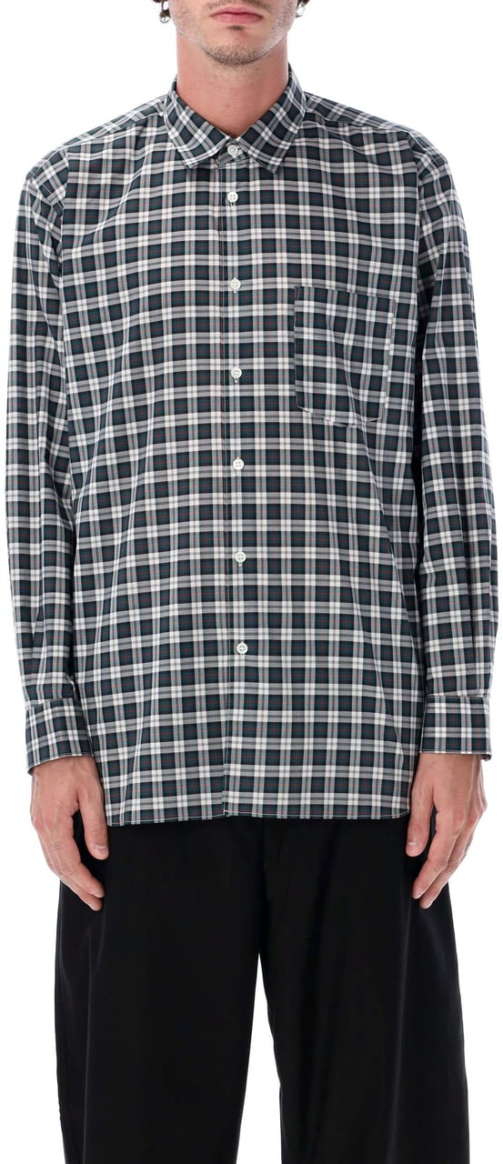 Comme des Garçons Check Shirt Grigio Grijs