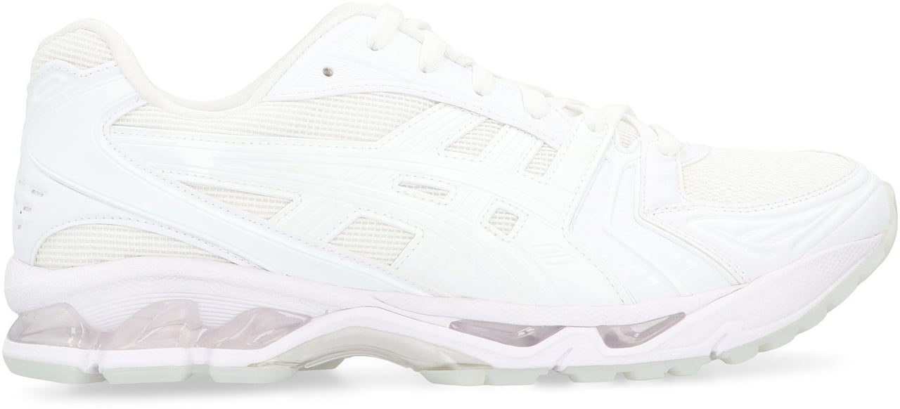 Comme des Garçons Low-top sneakers made of leather and fabric. Wit