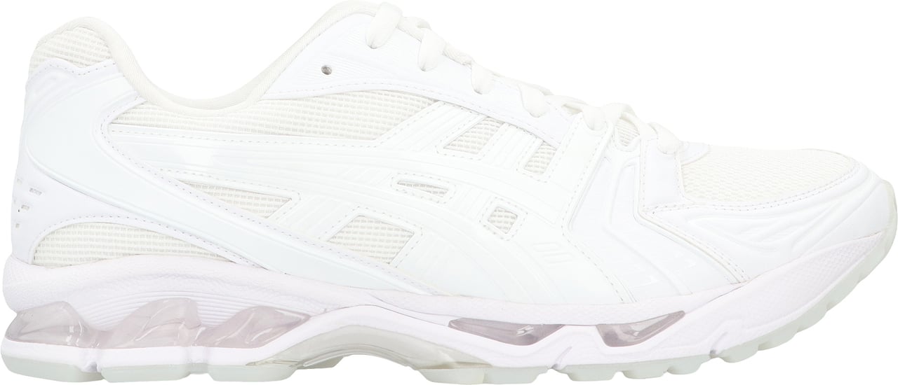 Comme des Garçons Low-top sneakers made of leather and fabric. Wit