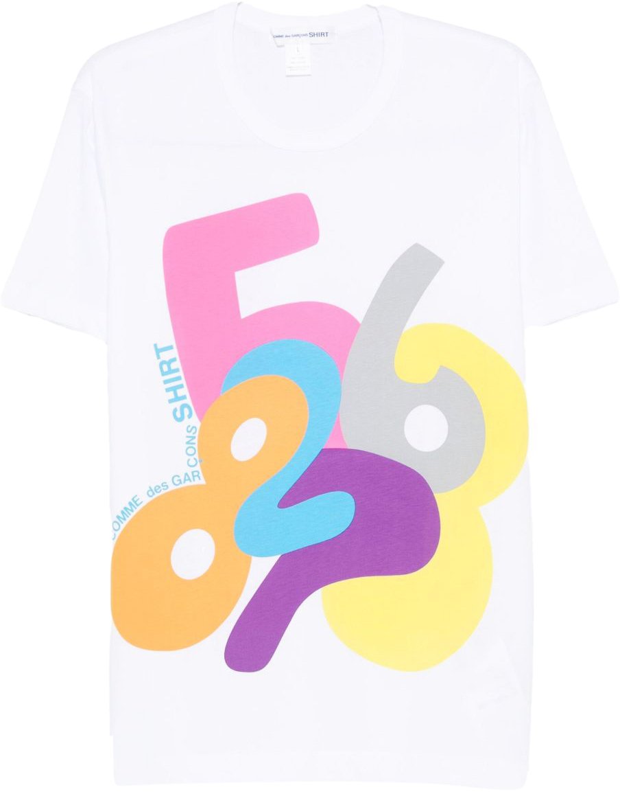 Comme des Garçons T-Shirts And Polos Whiteprint Wit