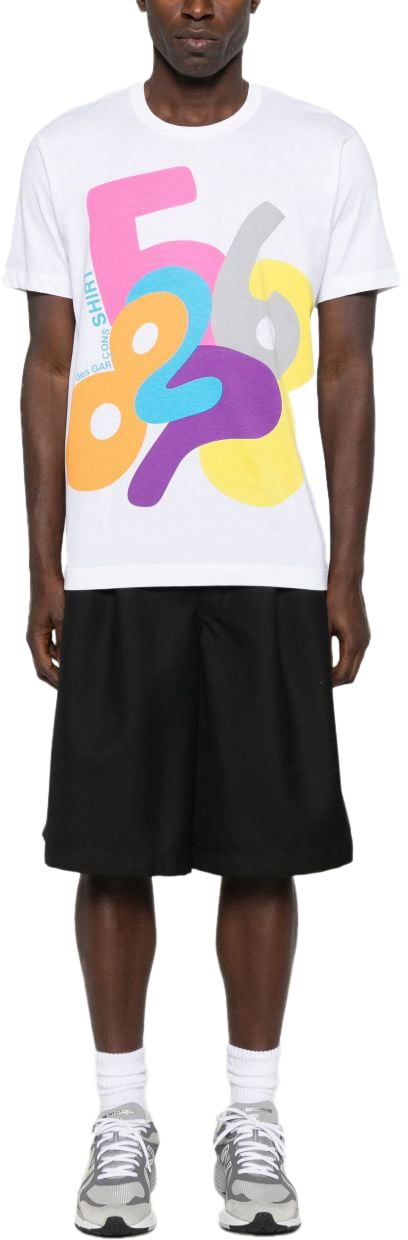 Comme des Garçons T-Shirts And Polos Whiteprint Wit