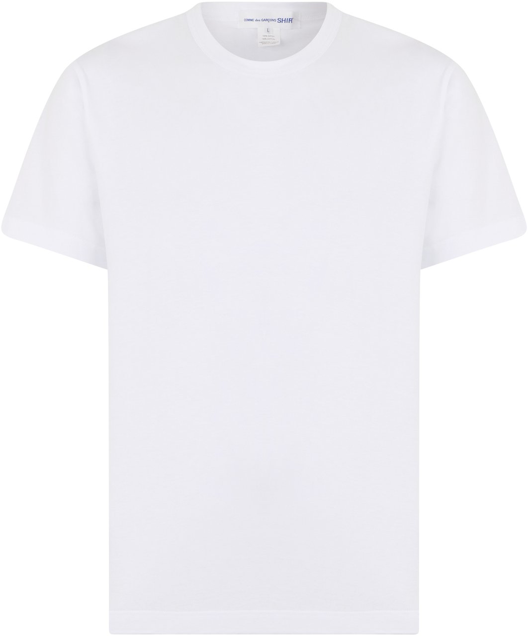 Comme des Garçons Cotton T-shirt with short sleeves Wit