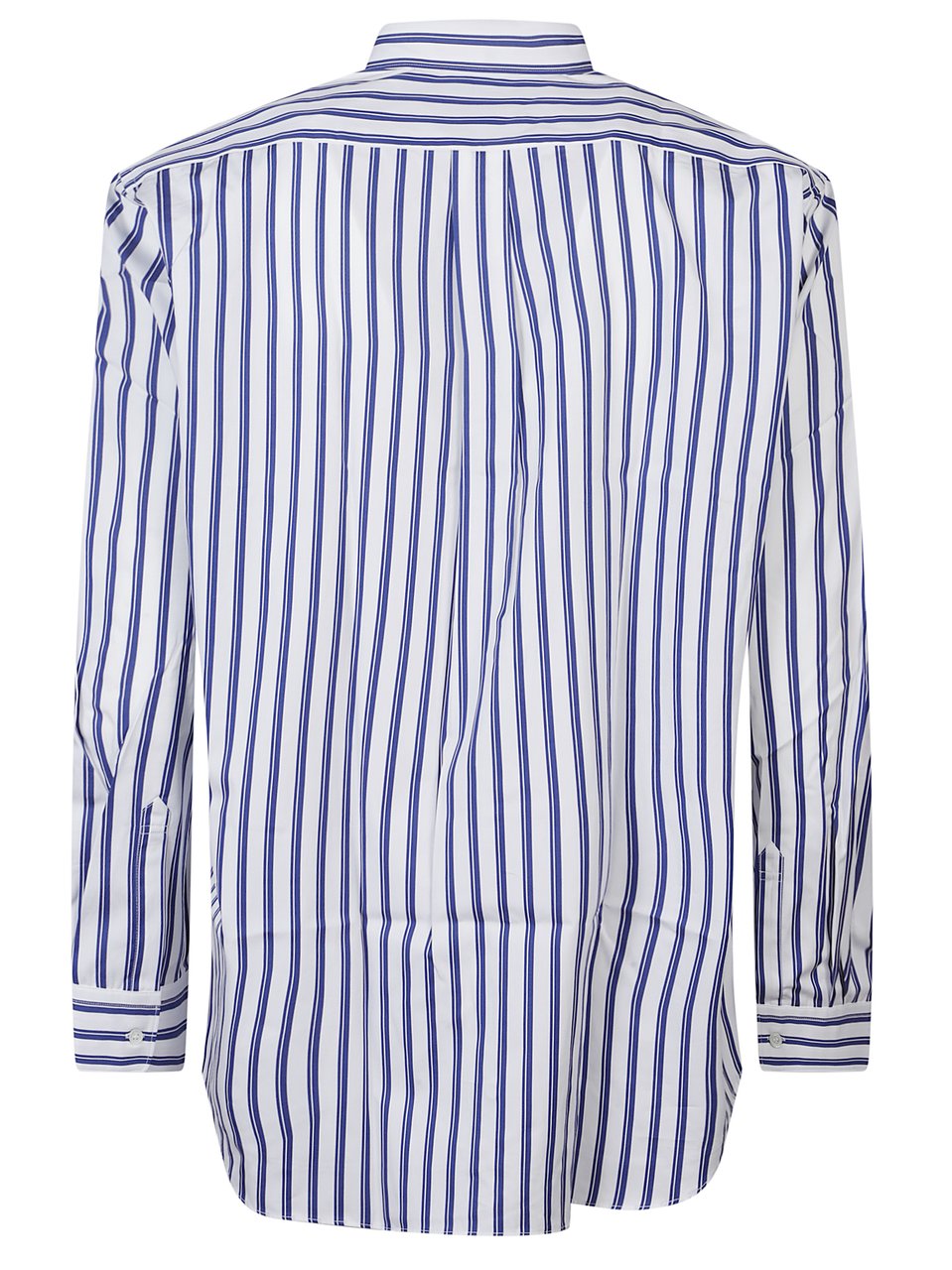 Comme des Garçons Classic Striped Button-Down Shirt Wit