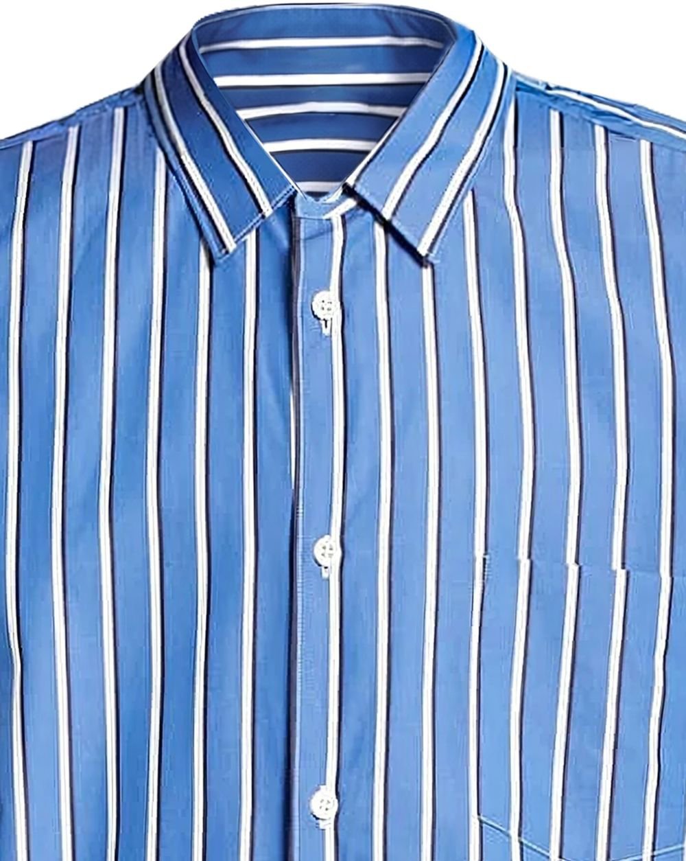 Comme des Garçons Shirts Stripe 109 Blauw