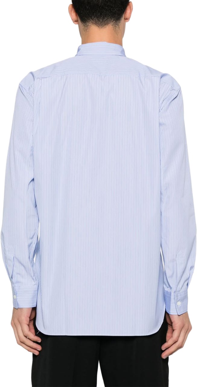 Comme des Garçons Shirts Stripe 110 Lichtblauw