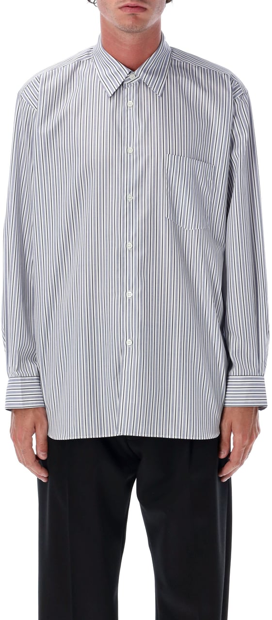 Comme des Garçons Stripes Shirt Bianco Wit