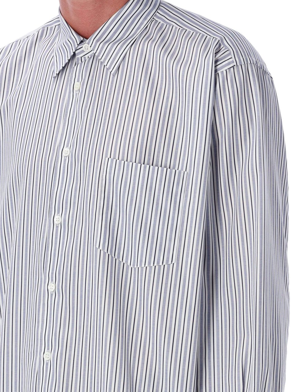 Comme des Garçons Stripes Shirt Bianco Wit