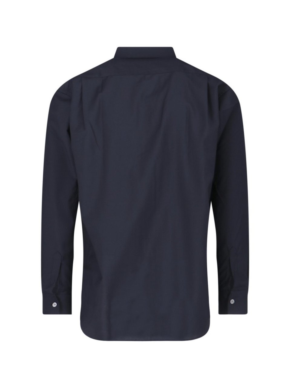 Comme des Garçons Classic Wool Shirt – Navy Blue Blauw
