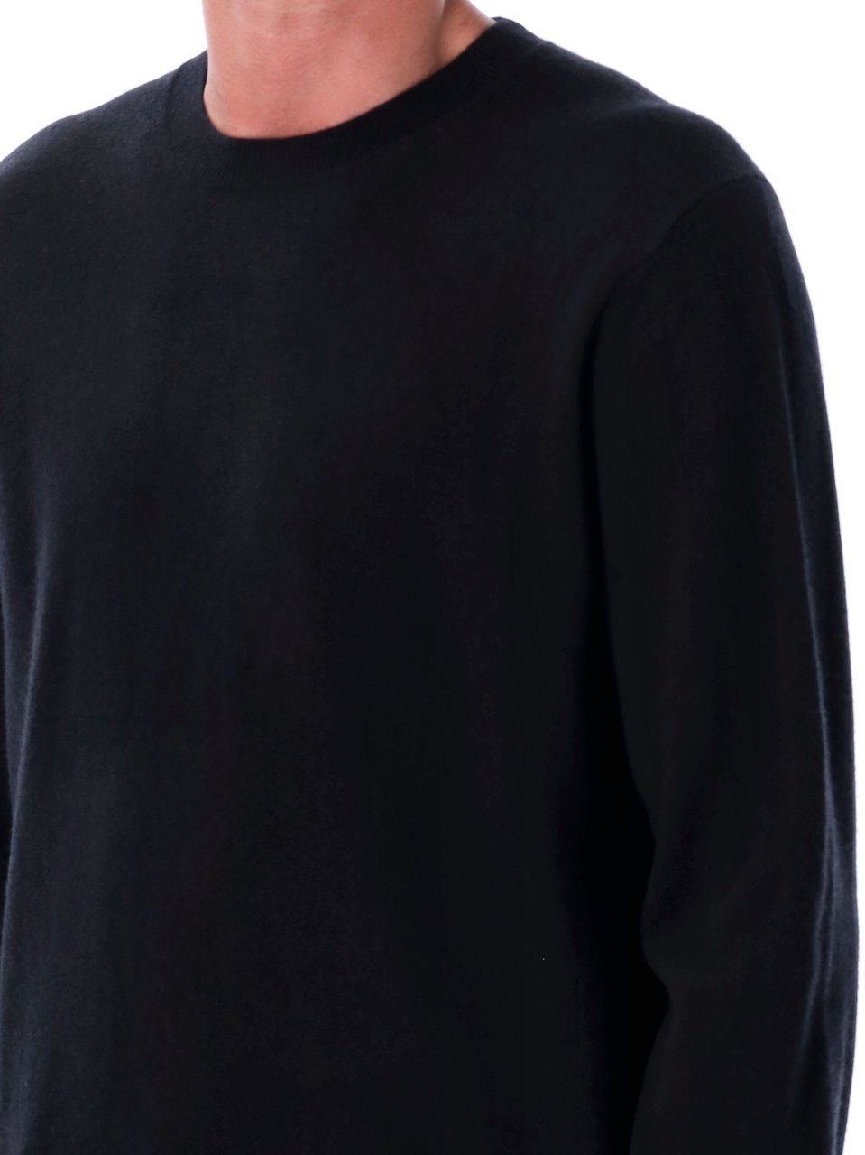 Comme des Garçons Merino Crewneck Nero Zwart