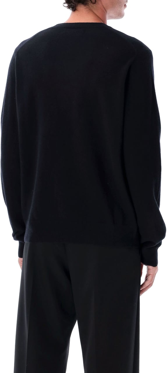 Comme des Garçons Merino Crewneck Nero Zwart