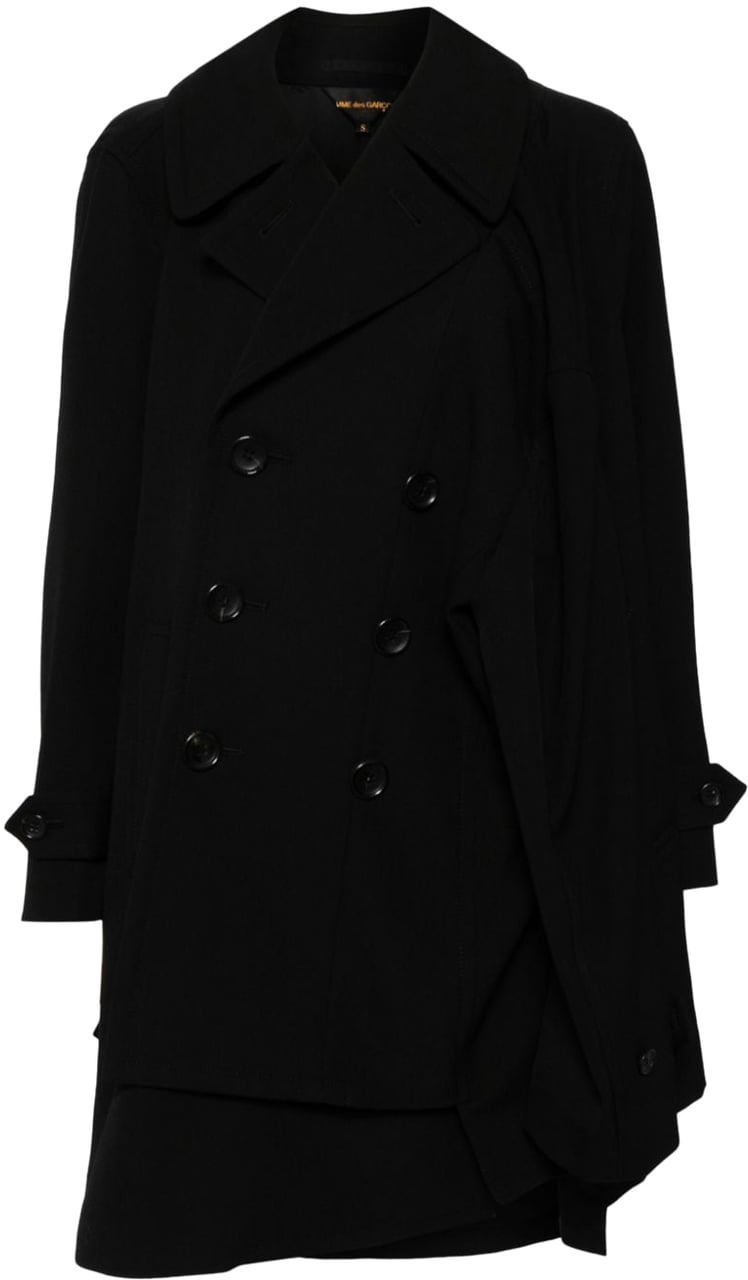 Comme des Garçons Coats Black Zwart