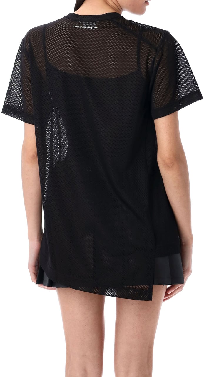 Comme des Garçons Baseball Poly Tee Nero Zwart