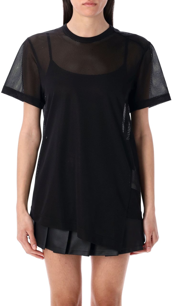 Comme des Garçons Baseball Poly Tee Nero Zwart