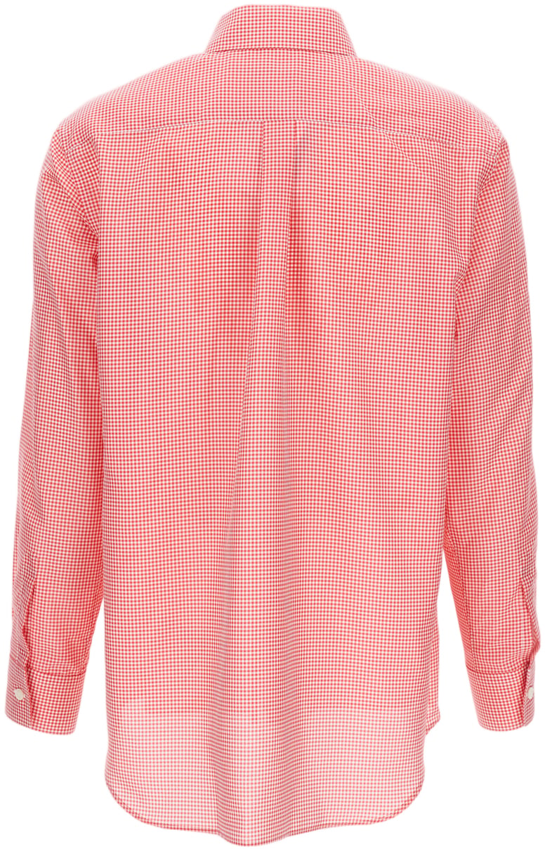 Comme des Garçons Patterned Shirt Rood