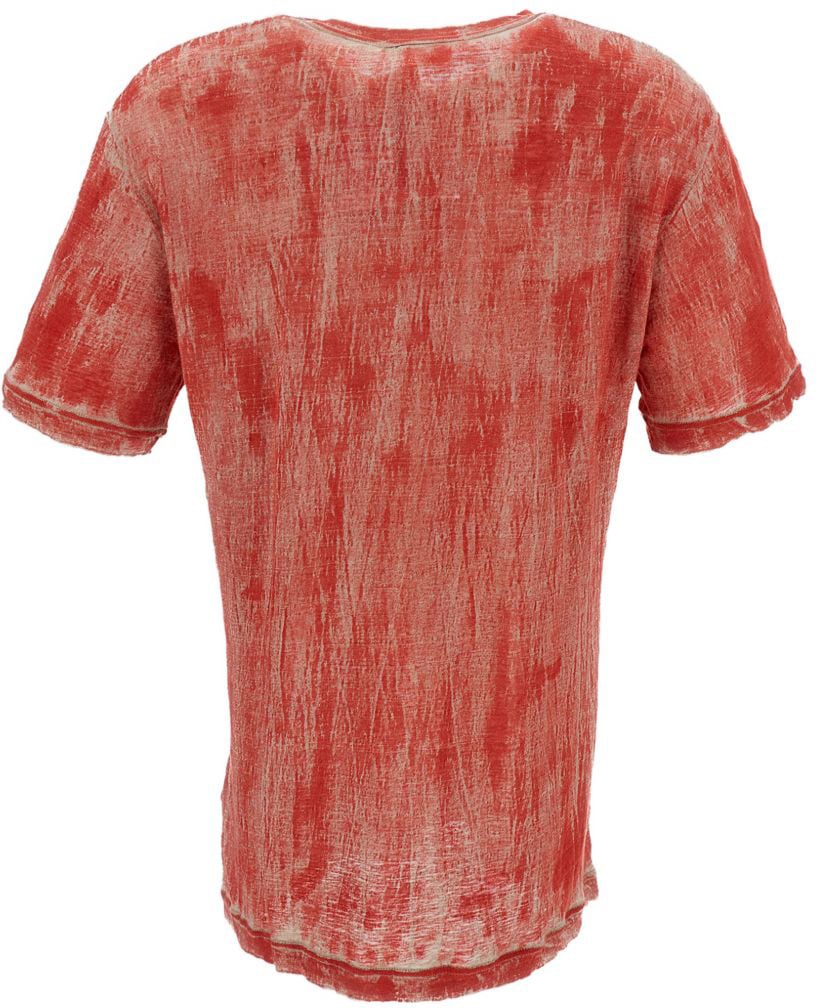 Comme des Garçons T-Shirts And Polos Ecru Rood