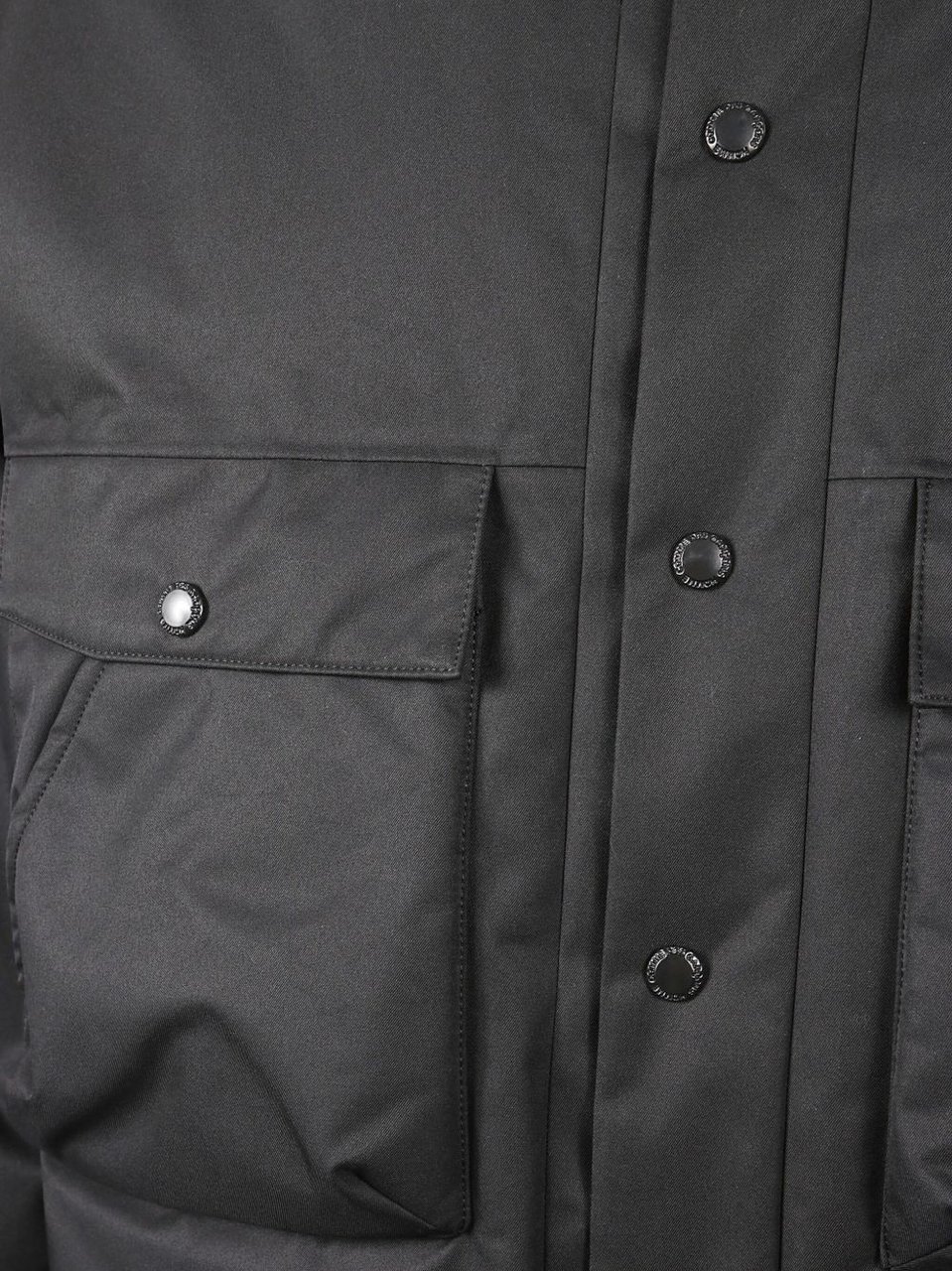 Comme des Garçons Flap-Pocket Jacket With Minimalist Aesthetic Grijs