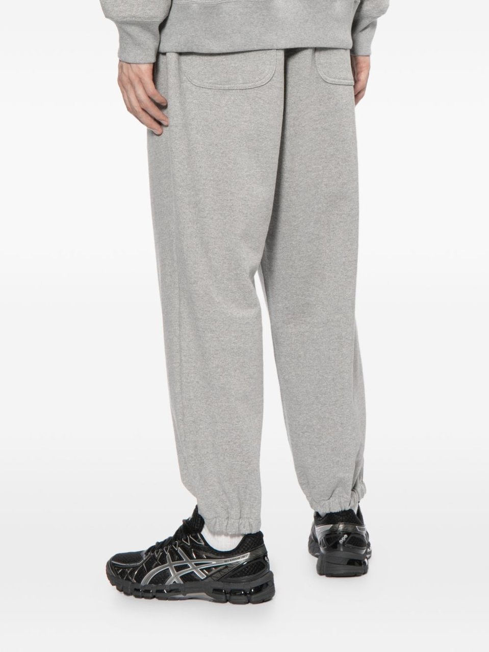 Comme des Garçons Light Grey Baggy Elasticated Sweatpants Wit
