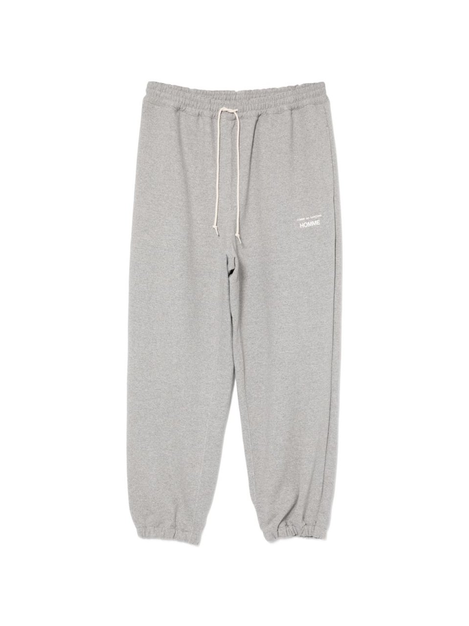 Comme des Garçons Light Grey Baggy Elasticated Sweatpants Wit