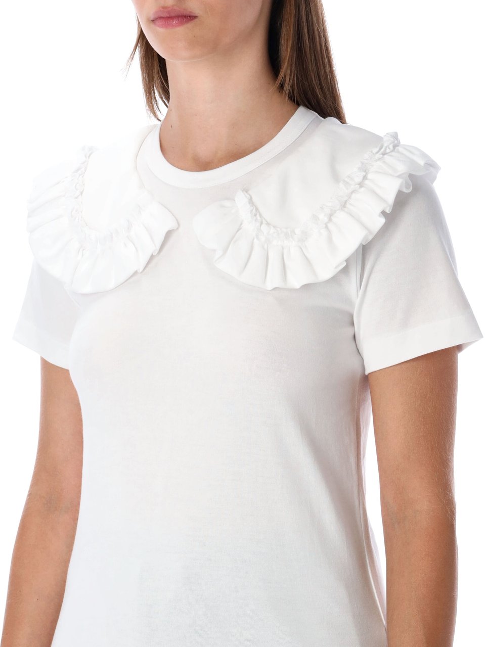 Comme des Garçons Tshirt Collar Bianco Wit