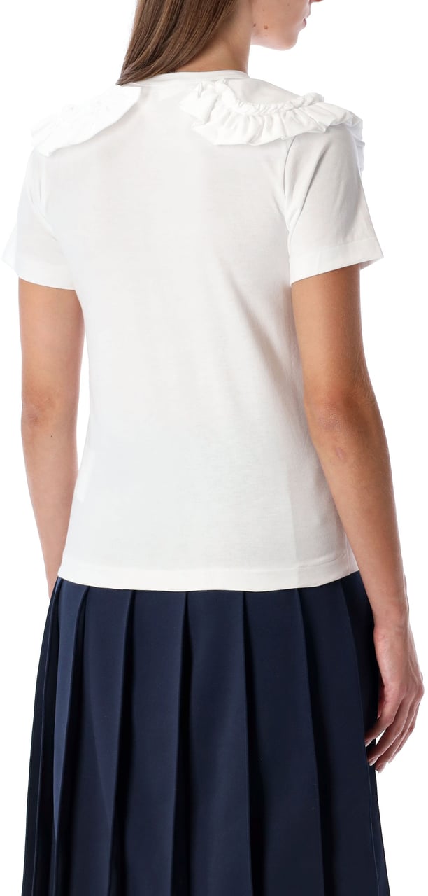 Comme des Garçons Tshirt Collar Bianco Wit
