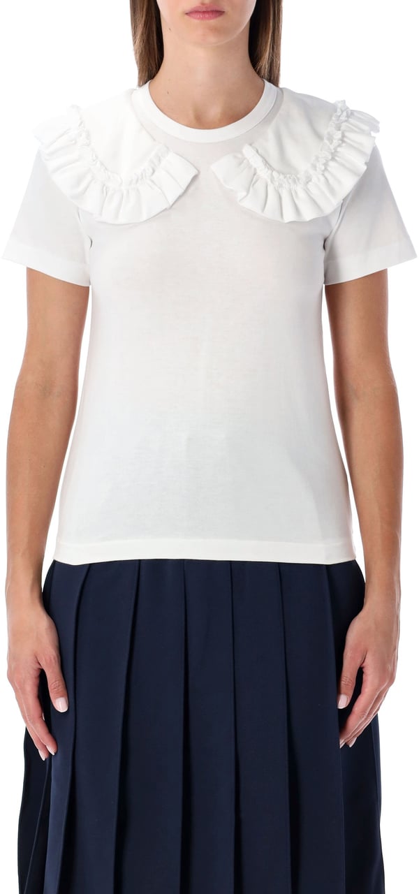 Comme des Garçons Tshirt Collar Bianco Wit
