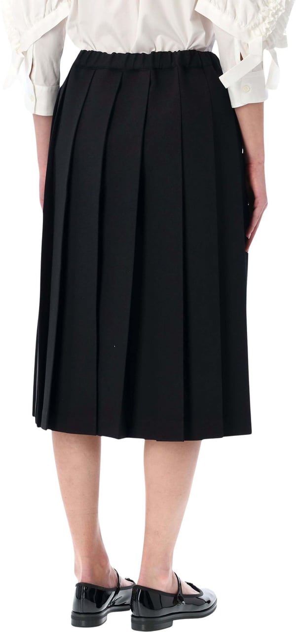 Comme des Garçons Plitted Skirt Nero Zwart