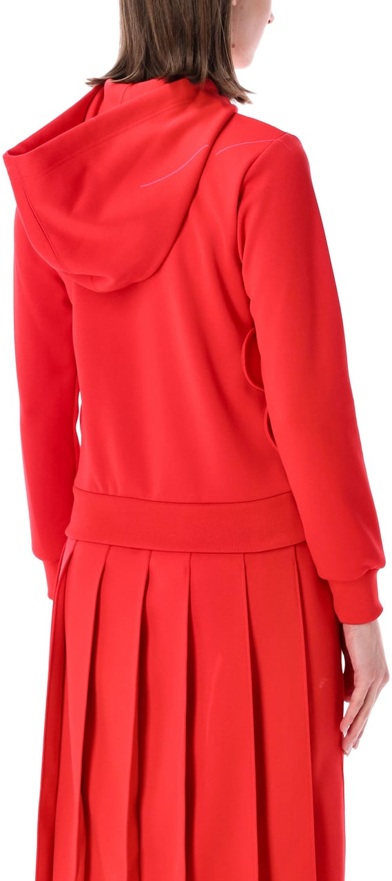 Comme des Garçons Fleece Zip Rosso Rood