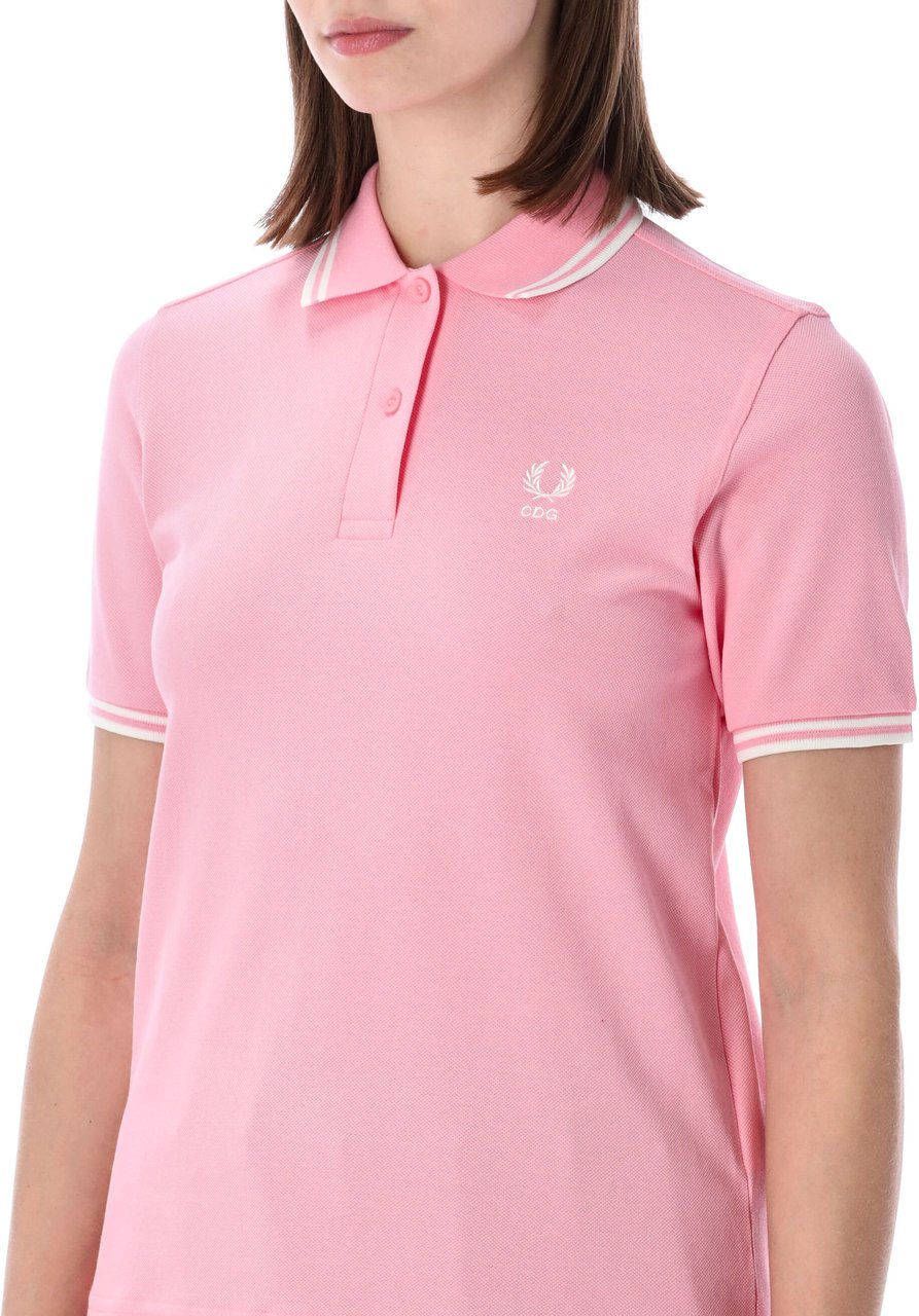 Comme des Garçons Polo Fred Perry Rosa Roze