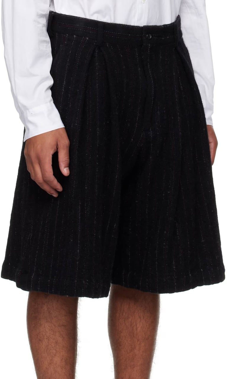 Comme des Garçons Comme Des Garçons Homme Plus Wool Shorts Zwart