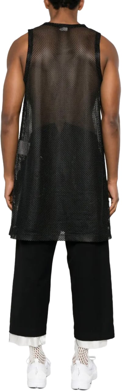 Comme des Garçons Ruffle Tanktop Black Zwart
