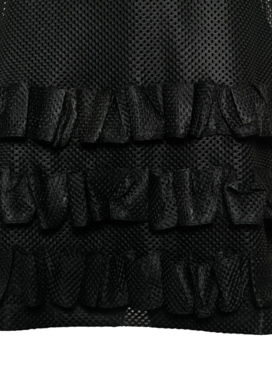 Comme des Garçons Ruffle Tanktop Black Zwart