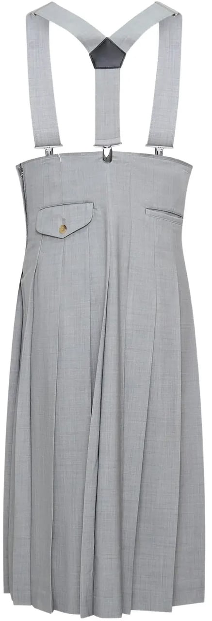 Comme des Garçons Men's Skirt Light Gray Grijs