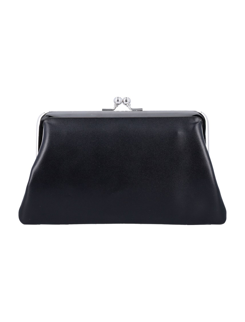 Comme des Garçons Kiss Clasp Wallet M Zwart